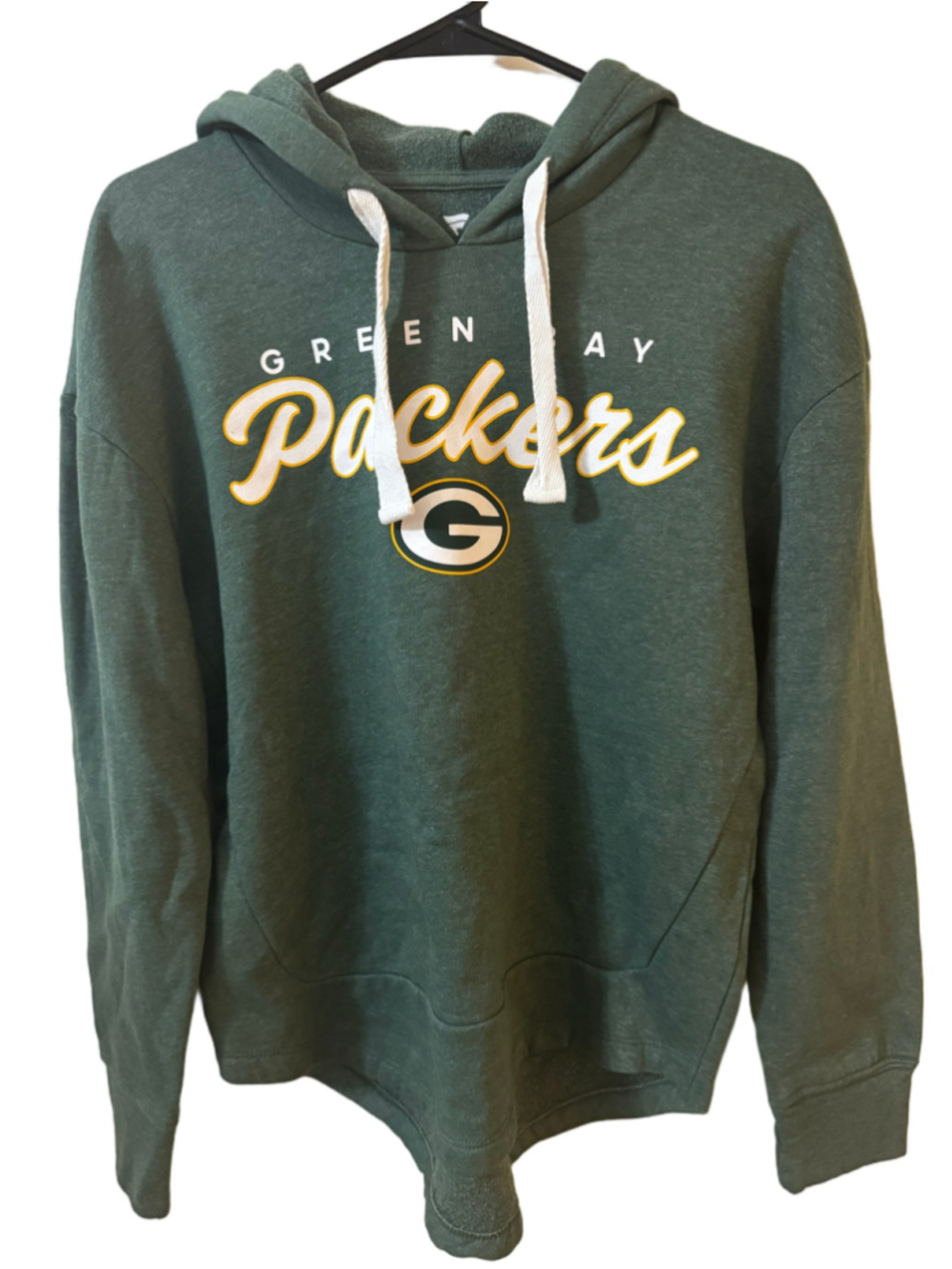 Green Bay Packers Fanatics Women’s M- Green Pullover Hoodie NFL Football